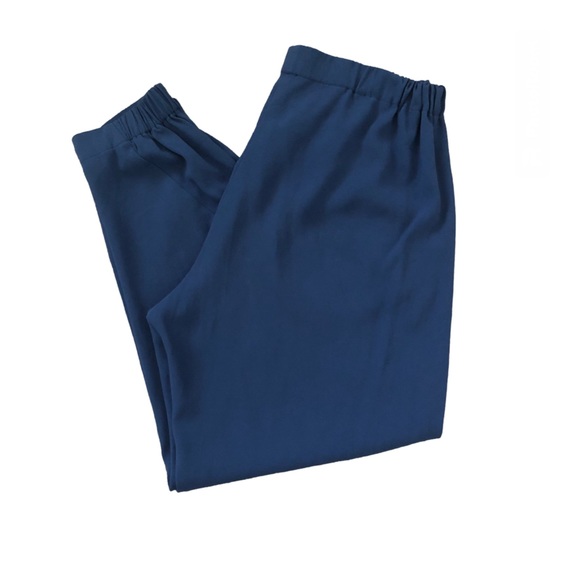 SOLD - Aritzia Babaton Dexter Pull-On Tuxedo Dress Pants Blue Size Medium - Picture 14 of 14